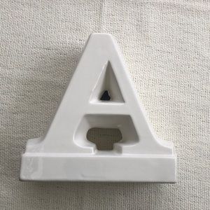 Decorative “A” Letter